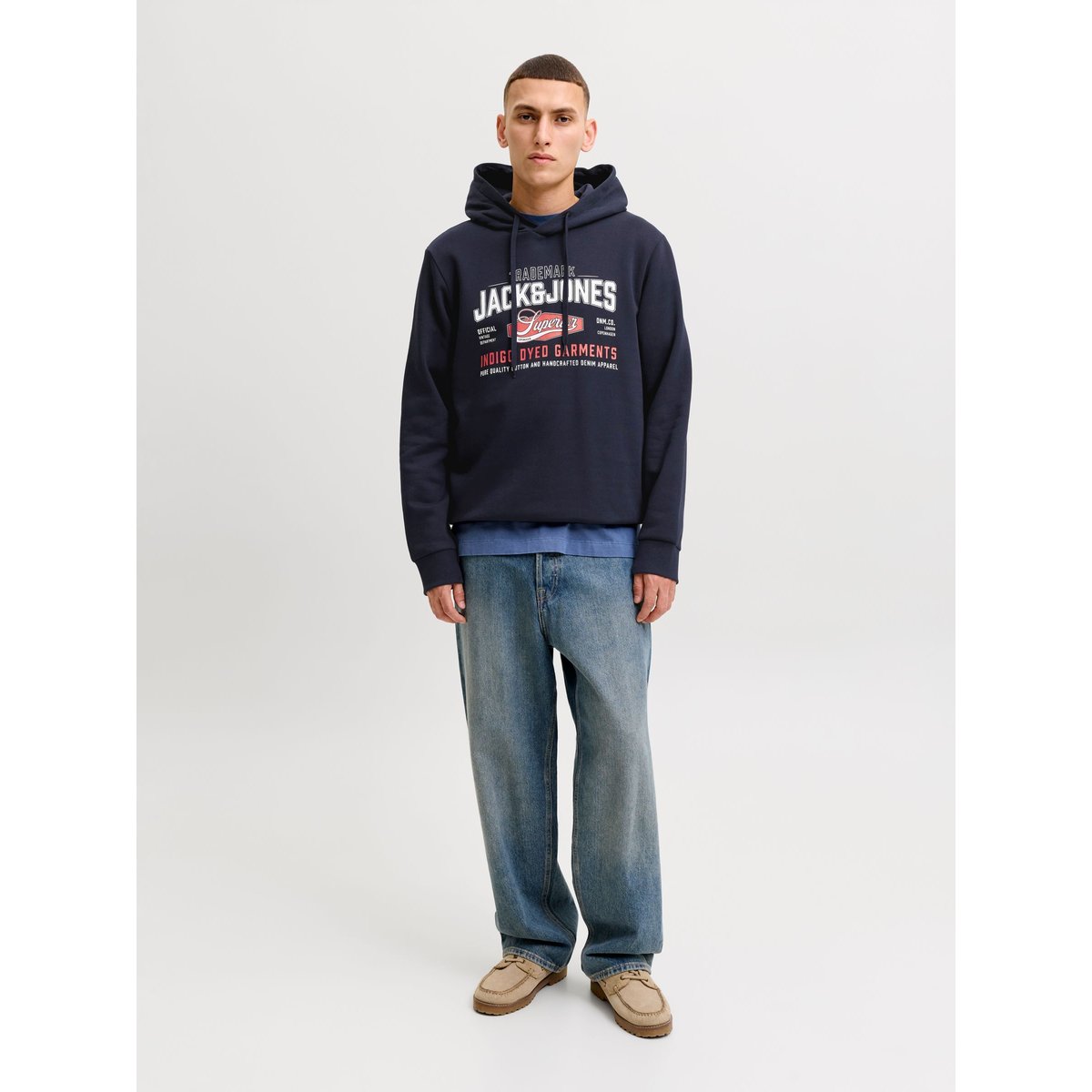 Sweat À Capuche navy blazer, JACK & JONES