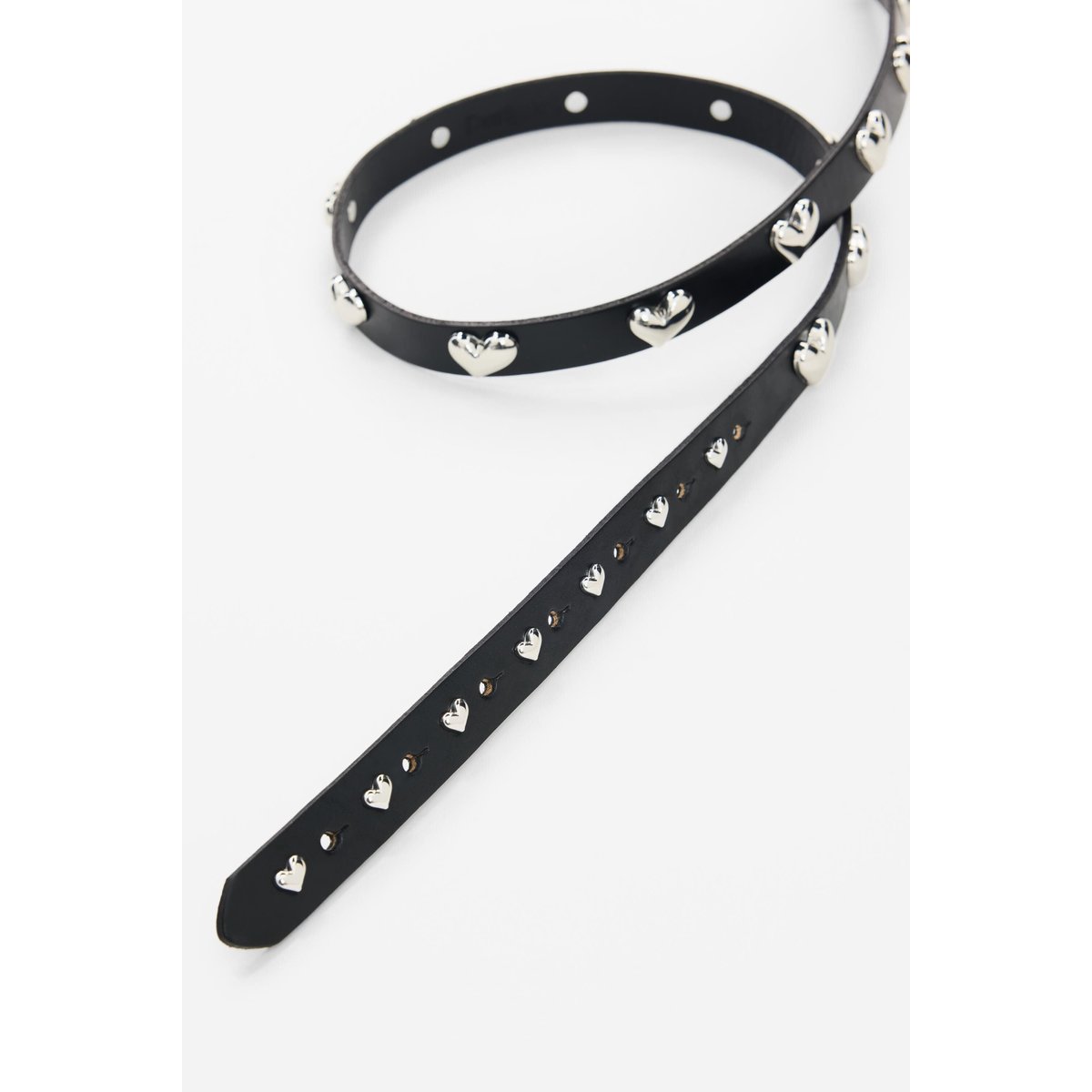 Ceinture 100 % cuir boucle logo noir, DESIGUAL