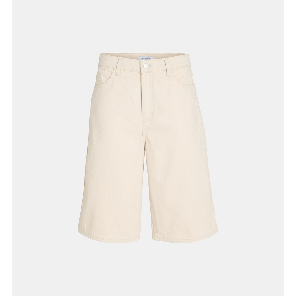 Bermuda denim fiona coton écru, GALERIES LAFAYETTE