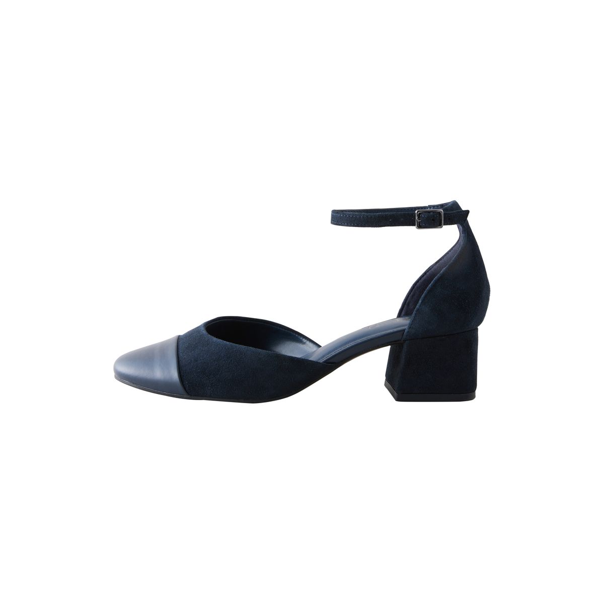 Chaussures en cuir à renfort bleu marine, NEXT