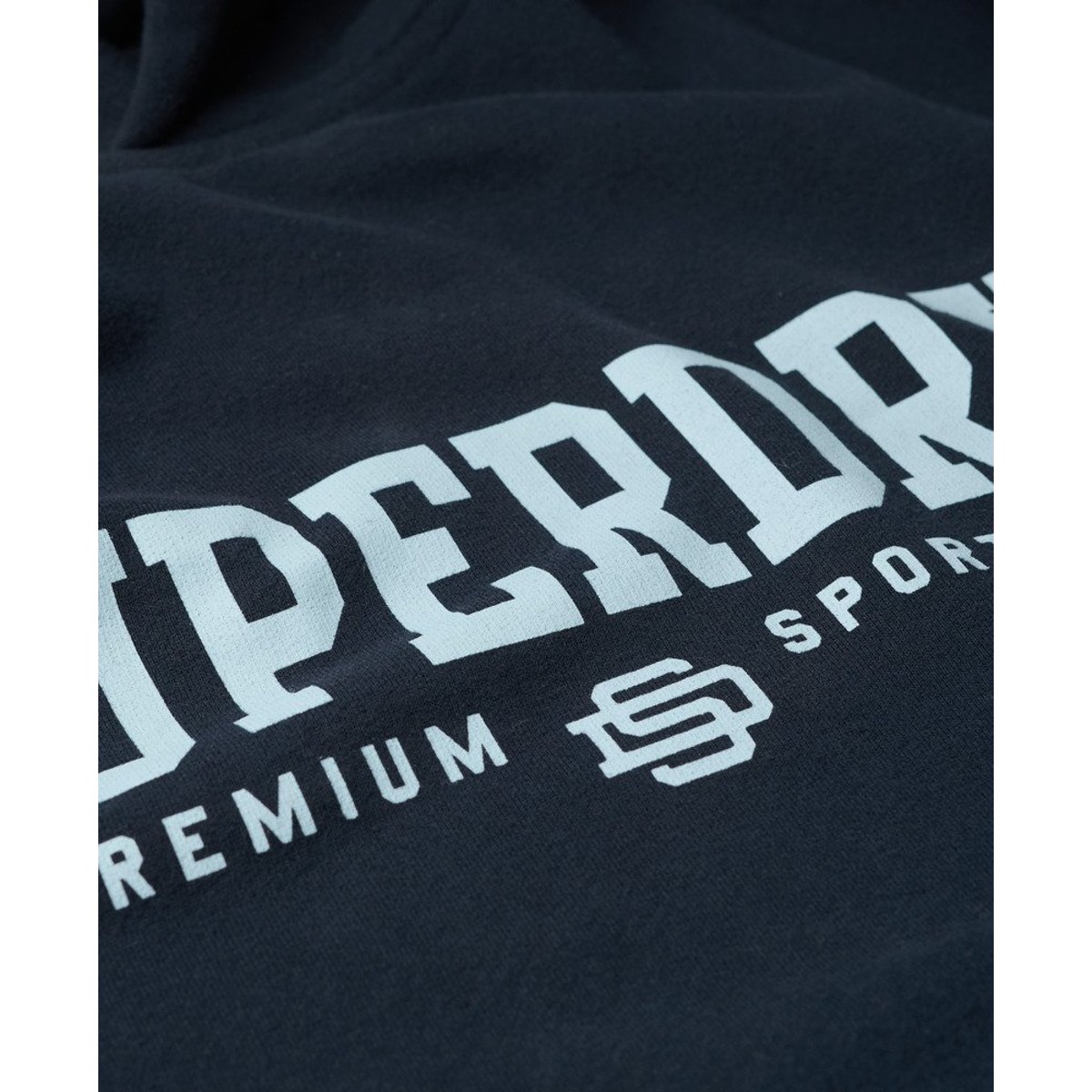 Sweat à capuche Core Sport bleu marine éclipse, SUPERDRY