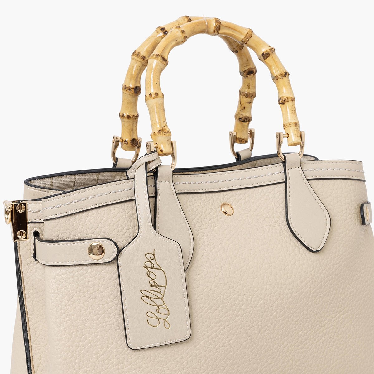 Sac shopper Sham ivoire, LOLLIPOPS