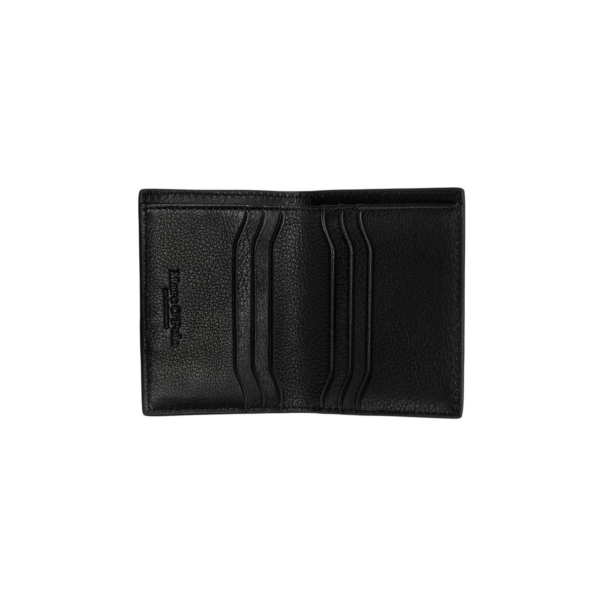 Portefeuille à rabat, modèle Maxi en cuir de vachette de haute qualité noir, MARC O'POLO