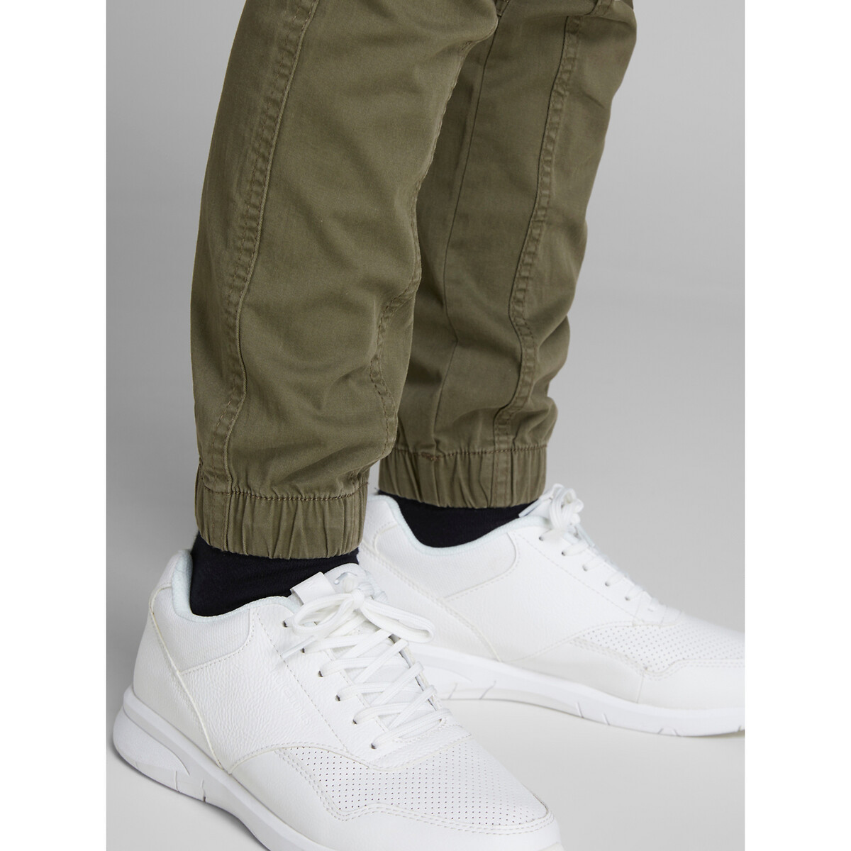 Pantalon cargo kaki, JACK & JONES JUNIOR
