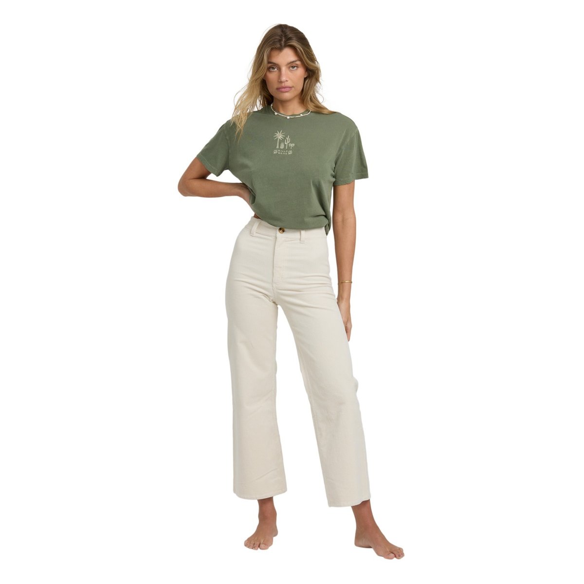 Pantalon en velours FREE FALL blanc whitecap, BILLABONG