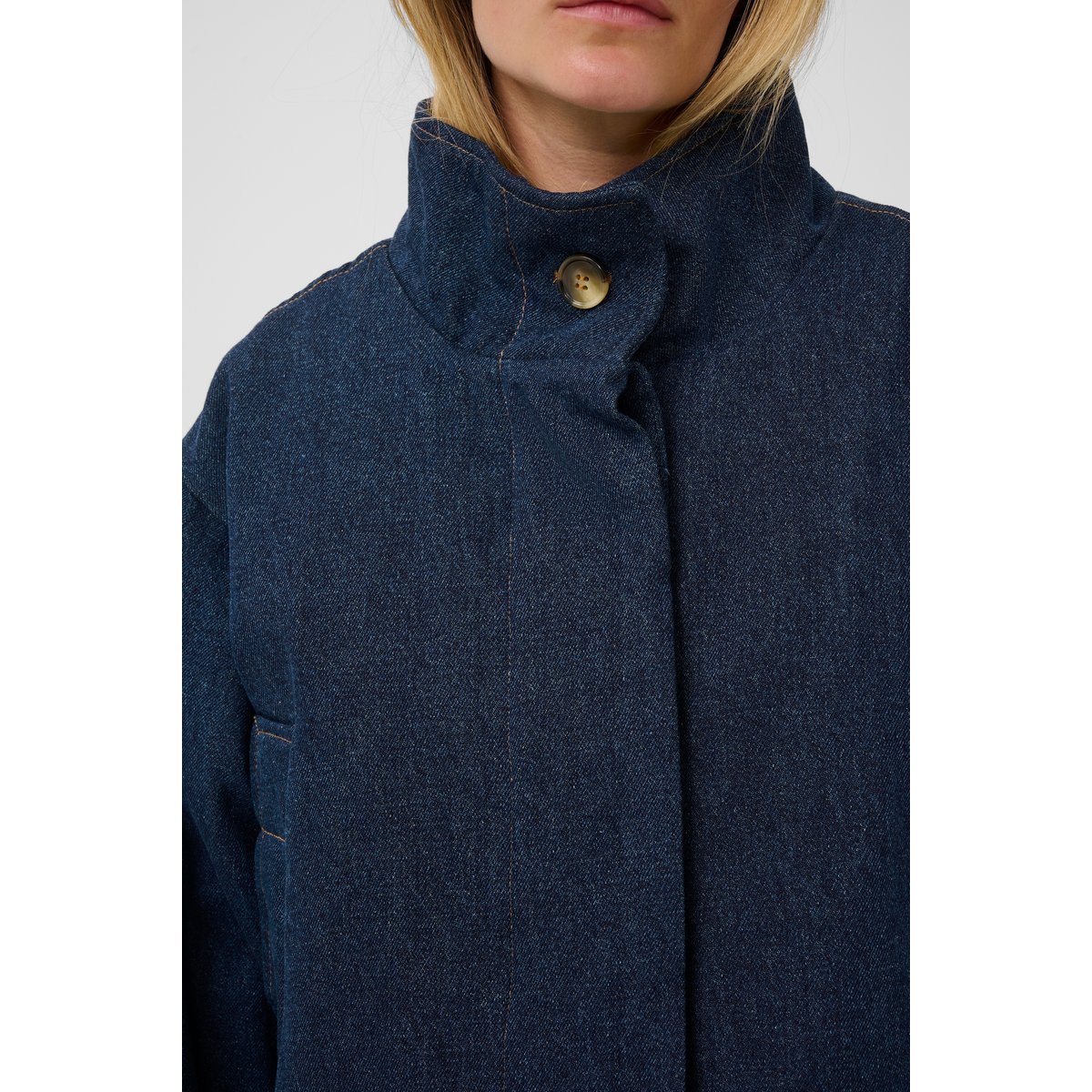 Veste d'extérieur bleu dark blue denim, SOAKED IN LUXURY