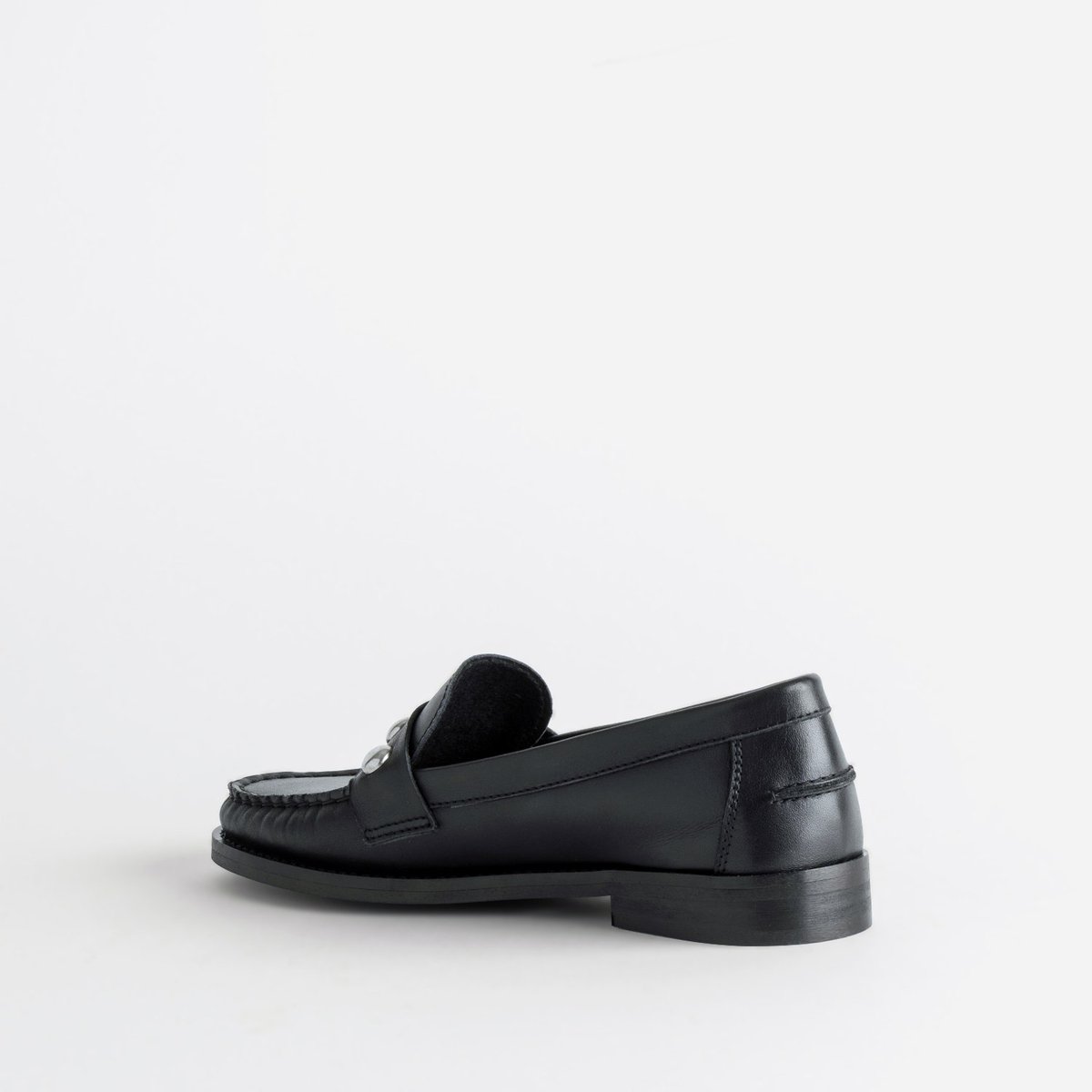 Mocassin en cuir JAMAL noir, ERAM