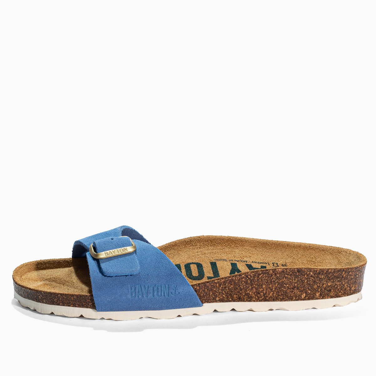 Sandales en cuir suédé ZEPHYR blue, BAYTON