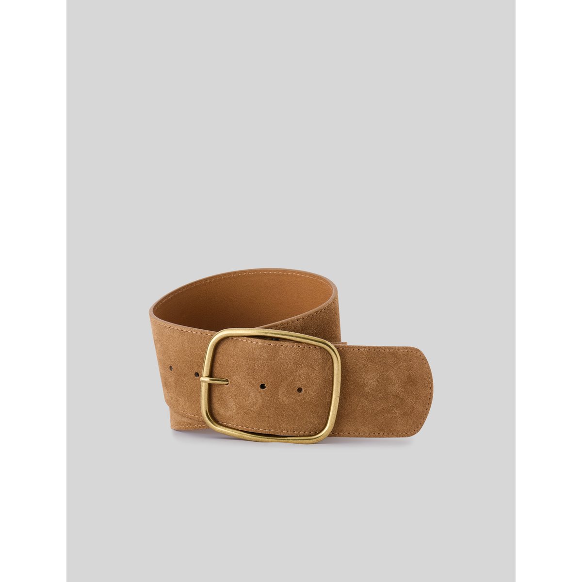 Ceinture large marron foncée, BZB