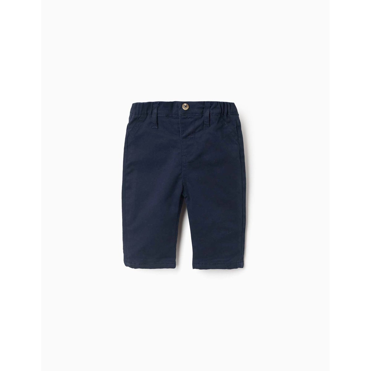 Pantalon en sergé avec bretelles amovibles bleu foncé, ZIPPY
