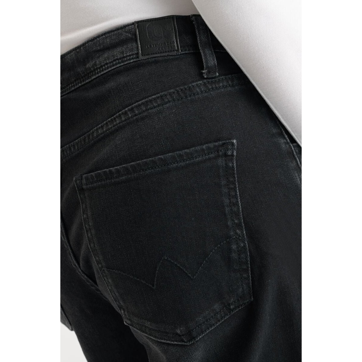 Jeans loose, large 400/28 loose , longueur 34 black / black, LE TEMPS DES CERISES