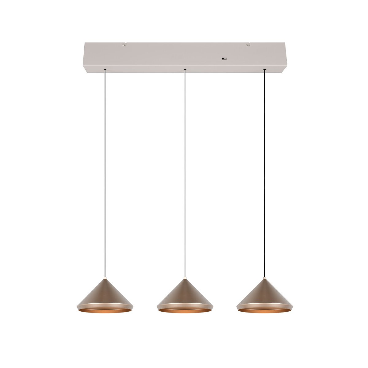 Suspensão Laguna, da Trio Lighting castanho, TRIO LIGHTING