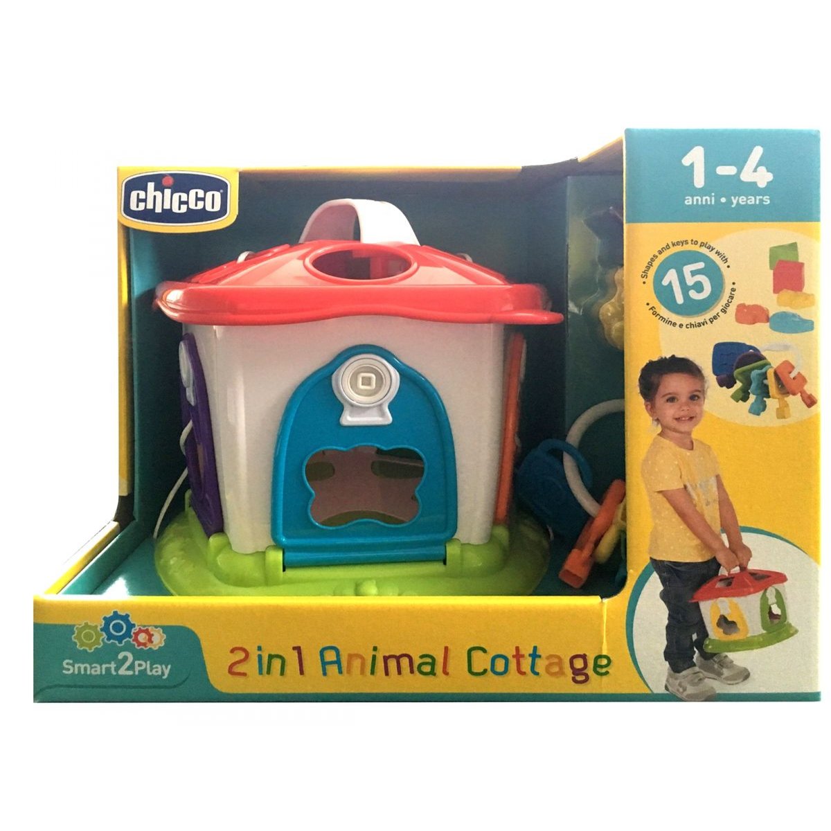 Cottage des Animaux 3 en 1 multicolore, CHICCO