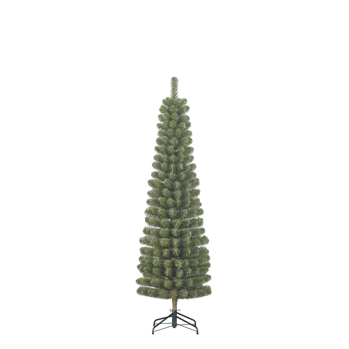 Sapin de Noël artificiel étroit H185 cm CHARLTON vert, BLACK BOX TREES