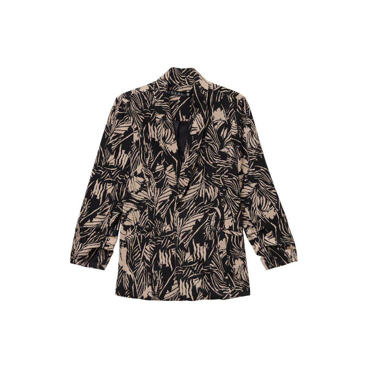 Veste cintrée manches longues doublée noir, BREAL