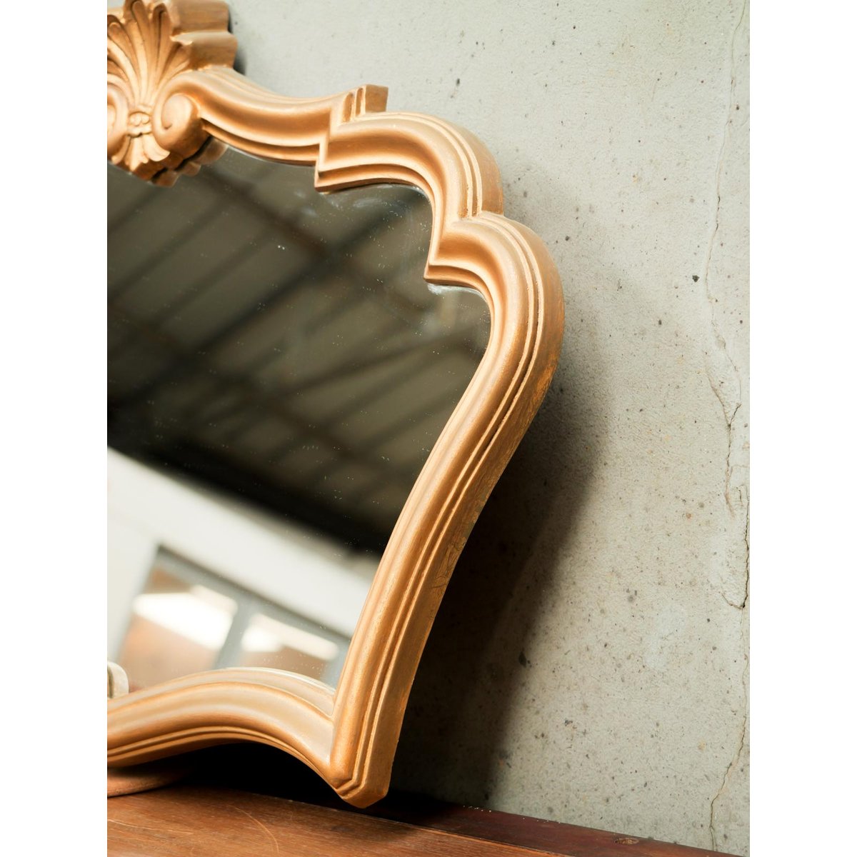 Miroir doré Georges N°1244 - Bon état doré, DEBONGOUT