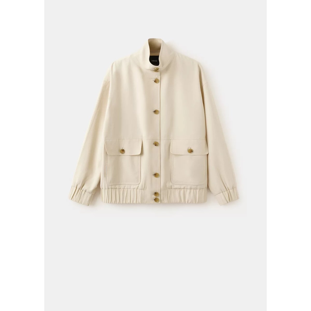 Veste oversize poches écru, MANGO