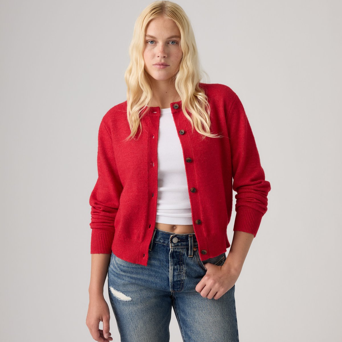 Cardigan Claire rouge - true red, LEVI'S