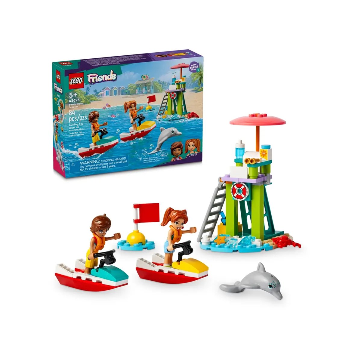 LEGO Friends - Le jet-ski de la plage - 42623 multicolore, LEGO