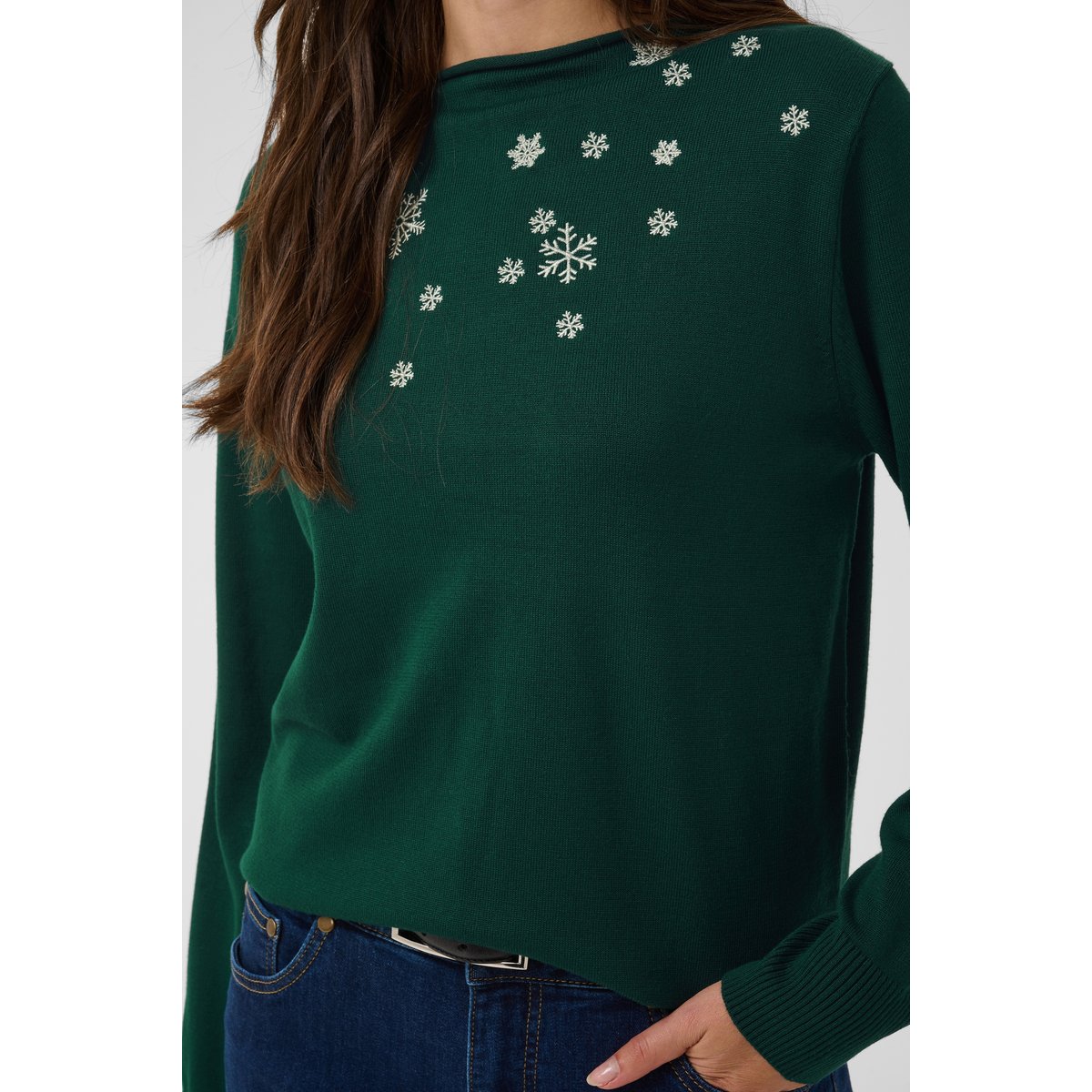 Pullover tricoté vert botanical garden, CULTURE