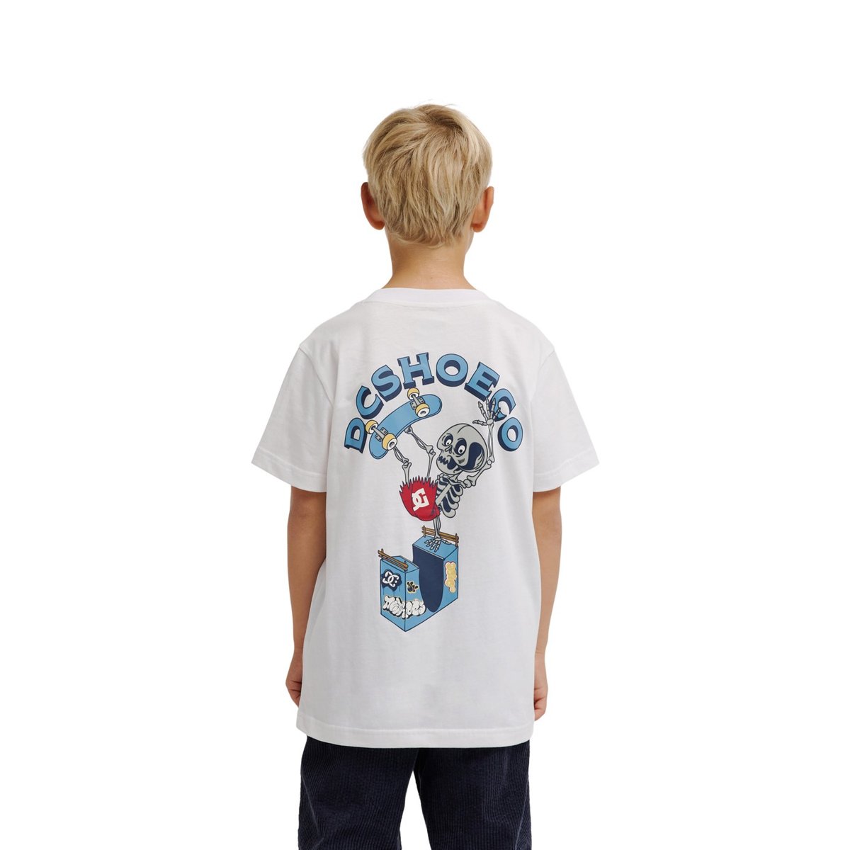T-Shirt manches courtes HANDPLANT. blanc white, DC SHOES