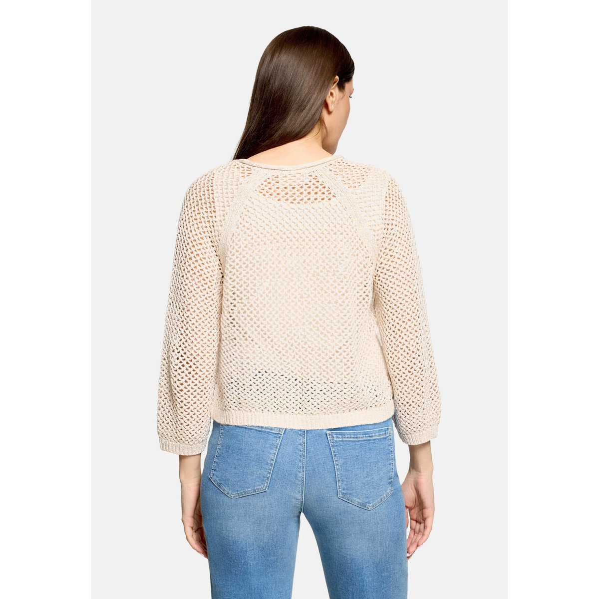 Cardigan en maille à effet brillant safari beige, CARTOON