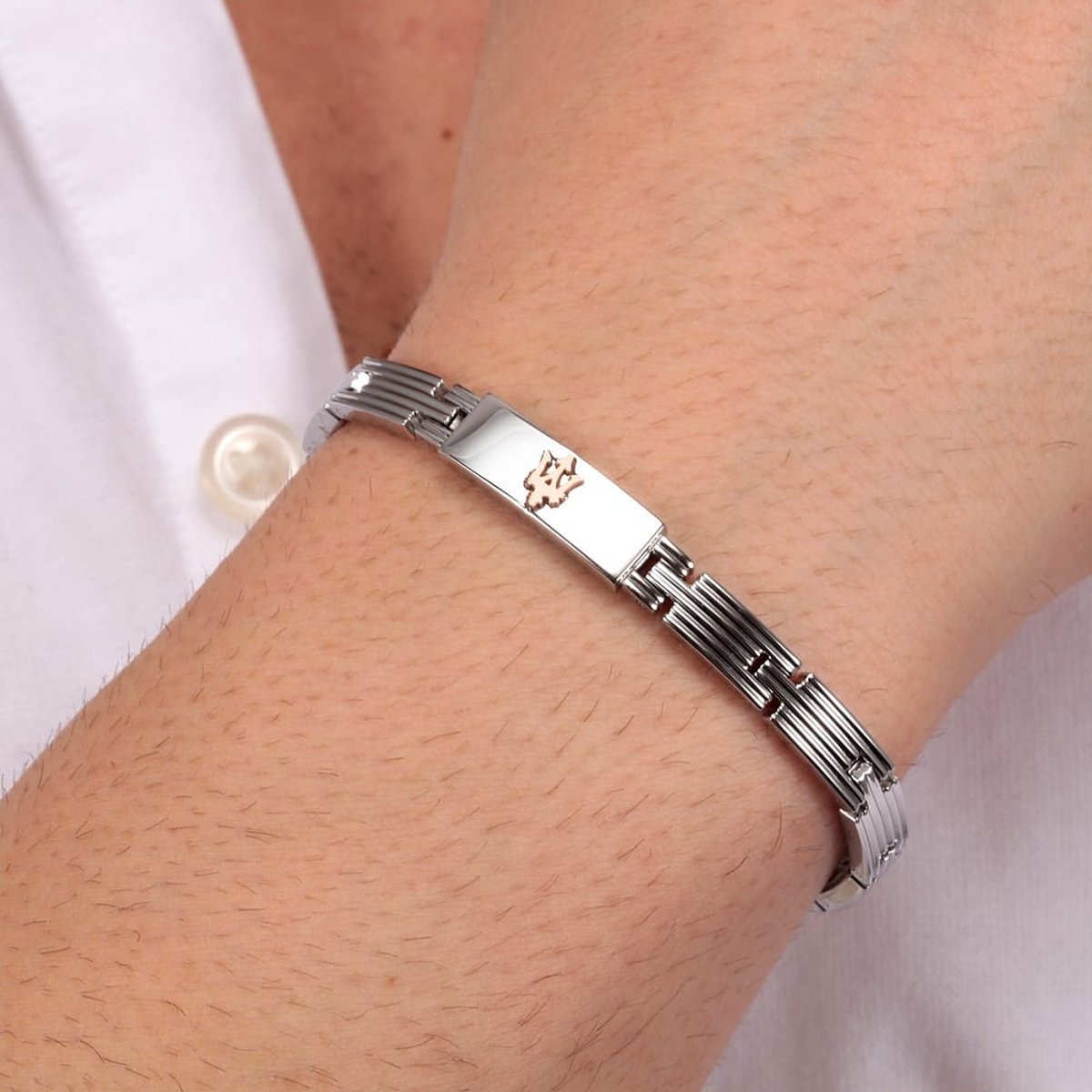 Bracelet MASERATI en Acier argent, MASERATI