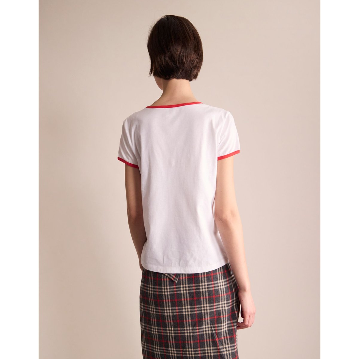 Tee shirt priscilla blanc, INES DE LA FRESSANGE PARIS