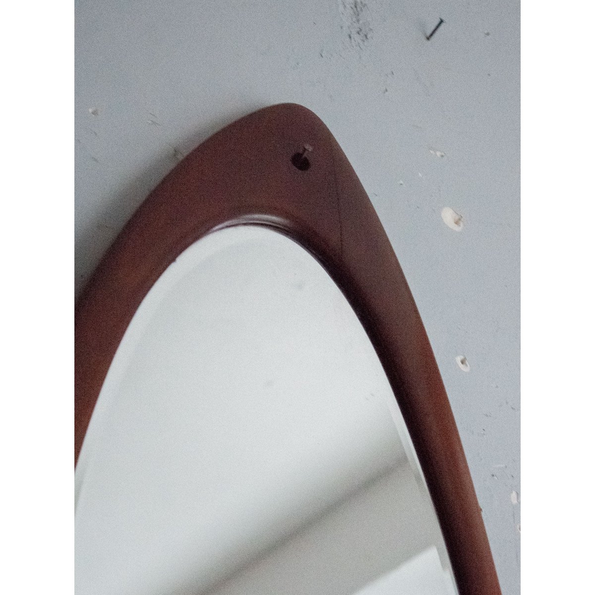Miroir retro en bois Igor N°831 - Bon état bois, DEBONGOUT