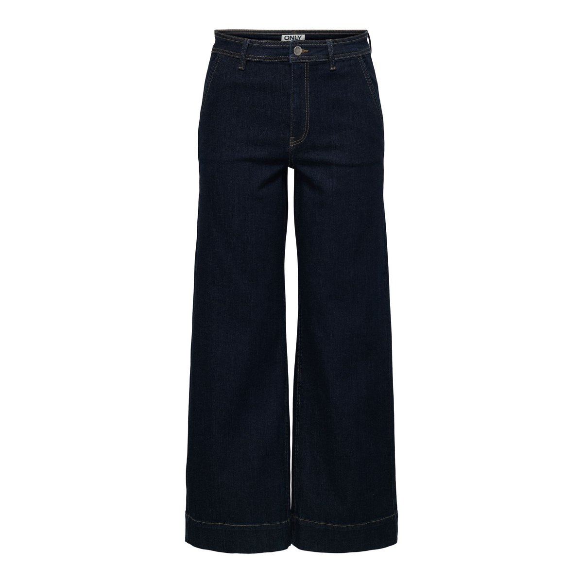 Jean À Jambe Large dark blue denim, ONLY