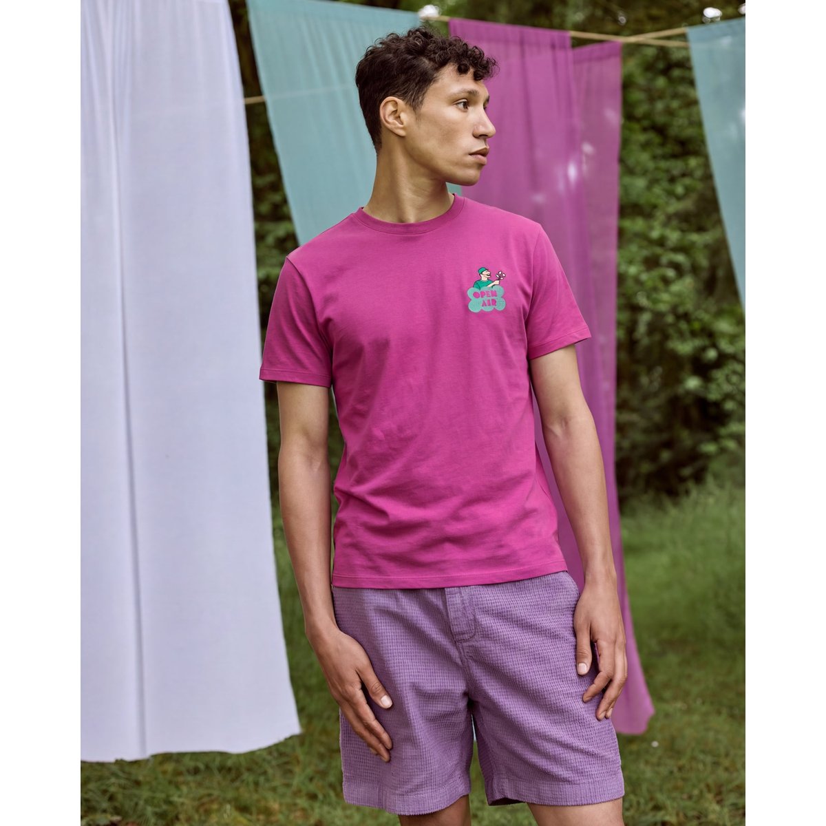 T-shirt ARCY fushia, FAGUO