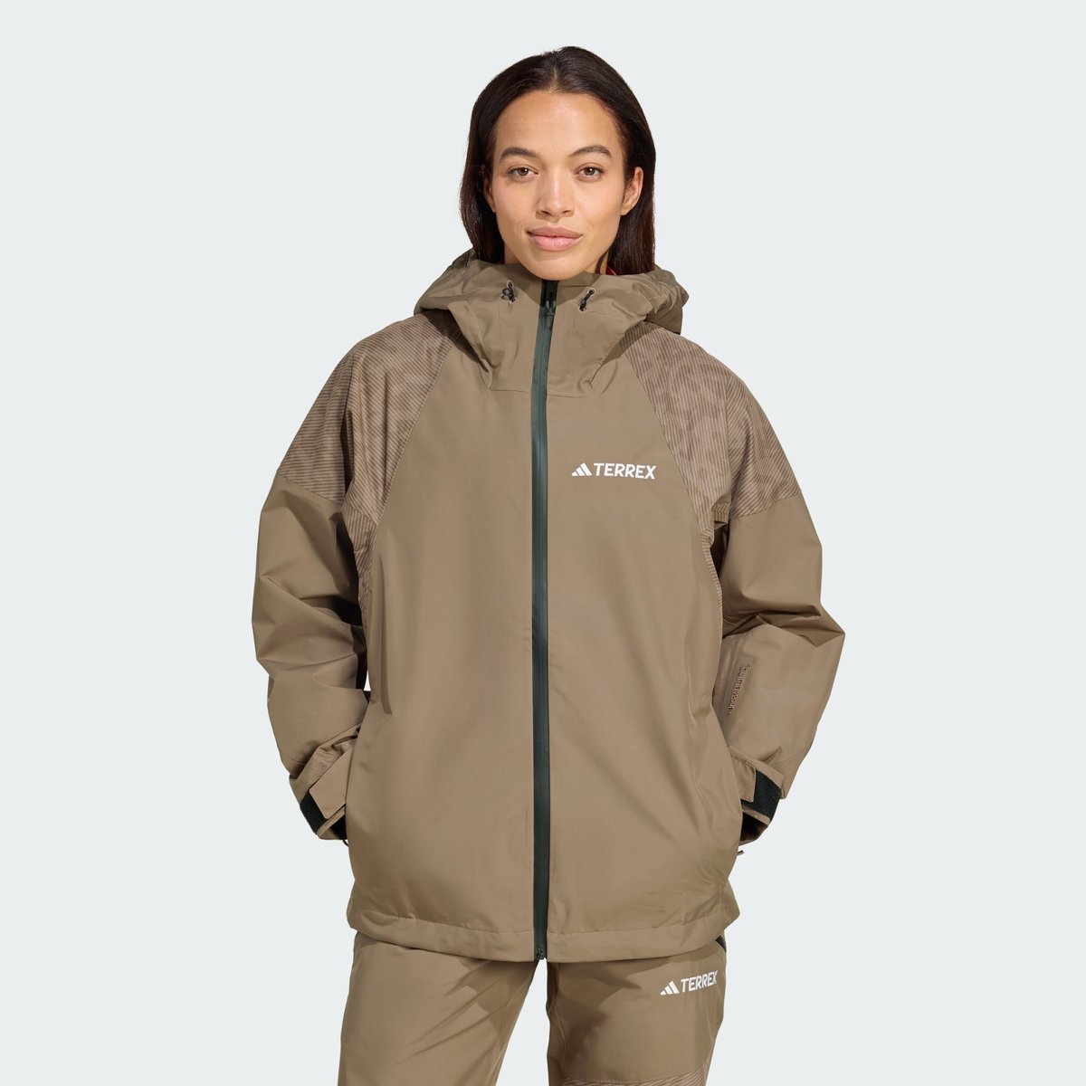Veste Terrex Xperior Hybrid Primeknit Climaproof+ Veste Terrex Xperior Hybrid Primeknit Climaproof+ earth strata, adidas Performance