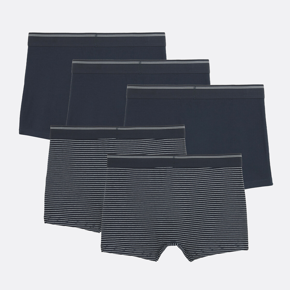 Set van 5 boxershorts blauw, LA REDOUTE COLLECTIONS