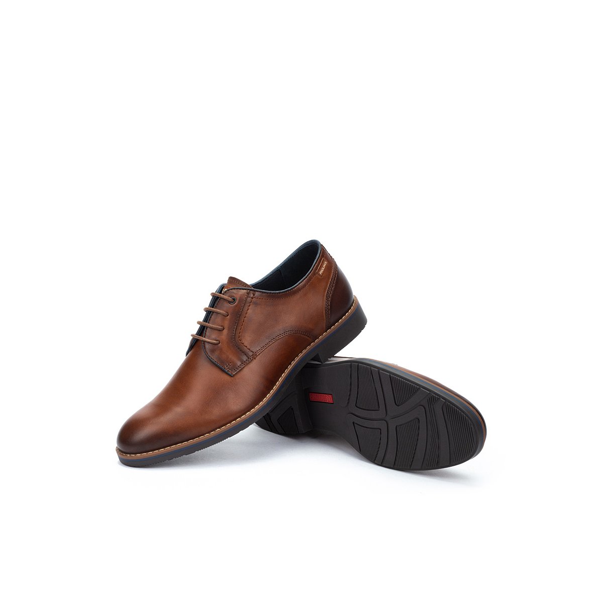Chaussures à lacets cuir Leon cuero, PIKOLINOS