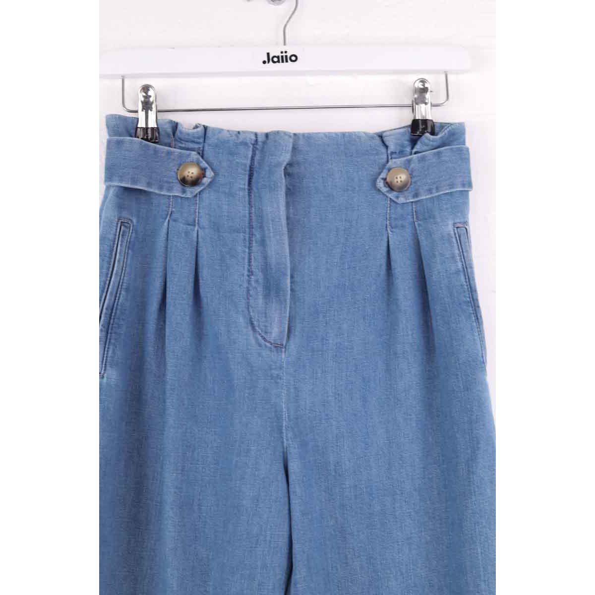 Pantalon large - Très Bon État bleu, SEZANE