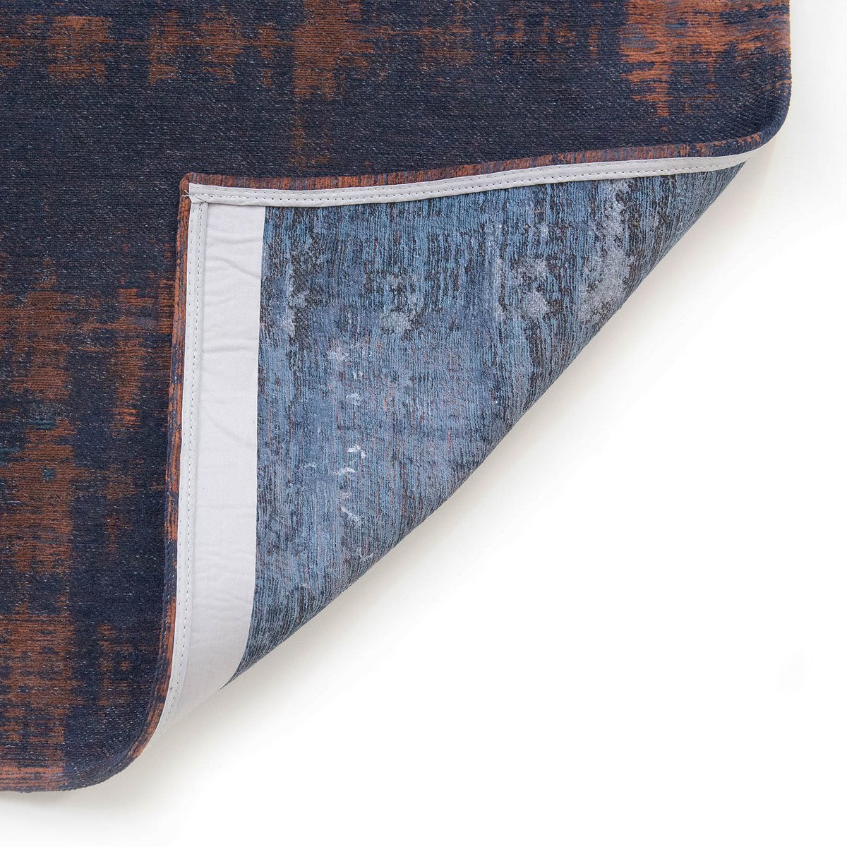 Tapis intérieur/extérieur tissé plat BLUE DAWN noir, NOVATREND