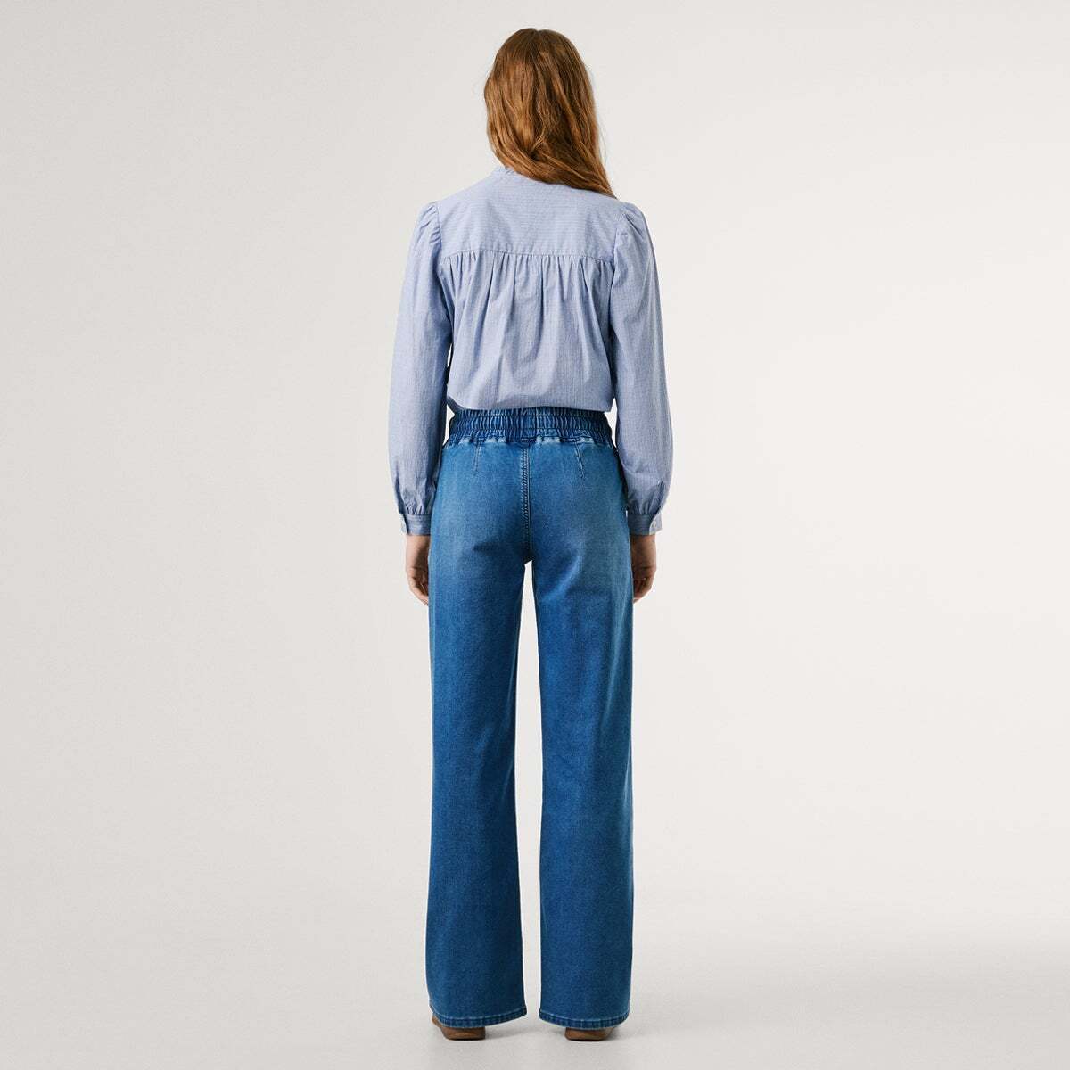 Eva - Jean Coupe Large, Taille Moyenne authentic true blue gymdigo /h, PEPE JEANS