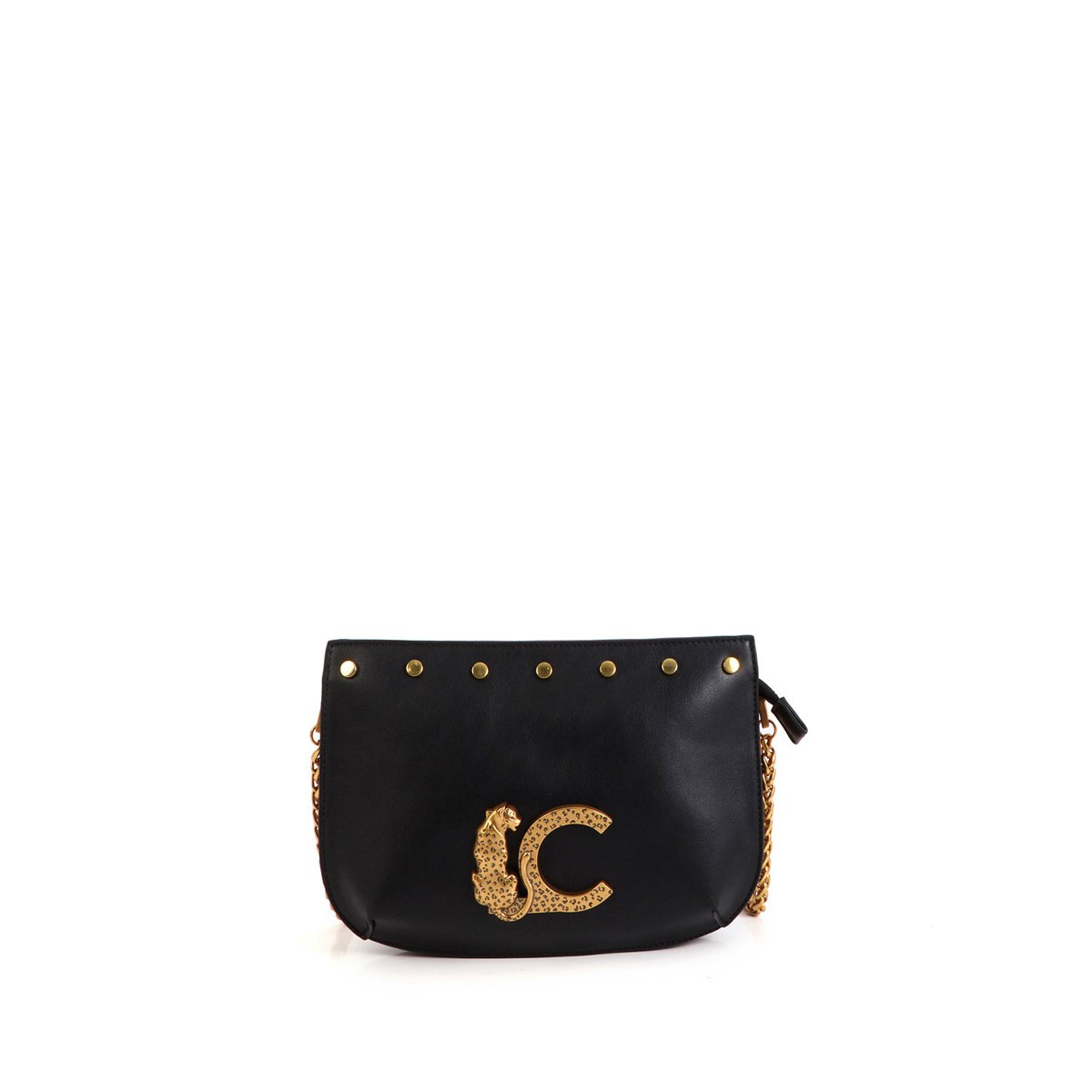 Sac à bandoulière au style pochette noir, LOLA CASADEMUNT
