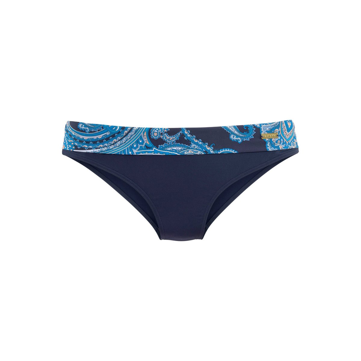 Bas maillot slip de bain ceinturé Boho imprimé, LASCANA