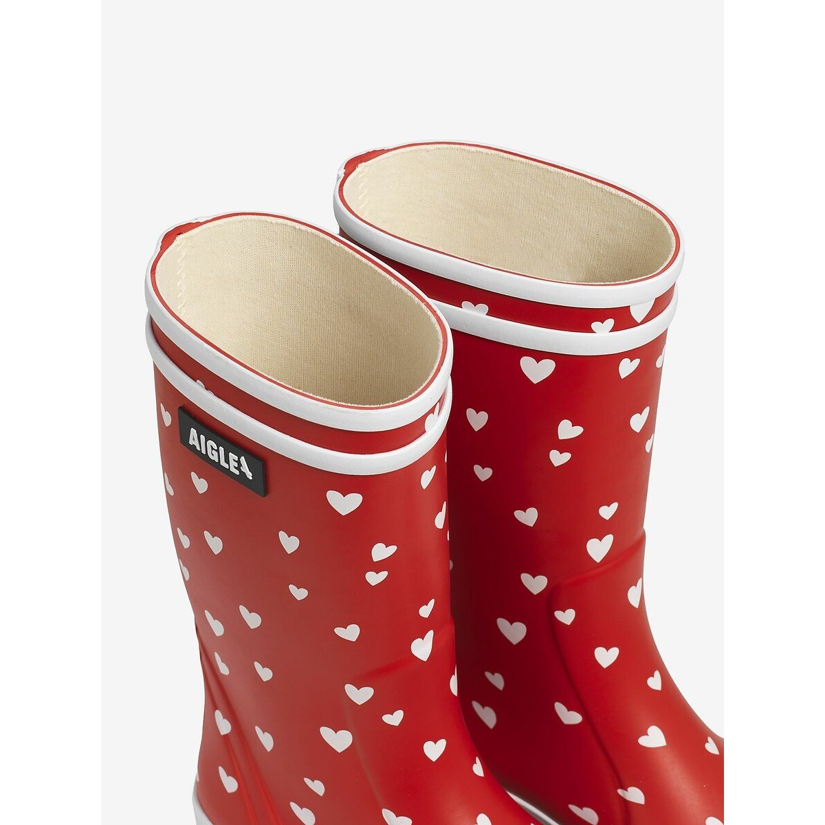 Stivali da pioggia Lolly Pop Play3 rosso fantasia, AIGLE
