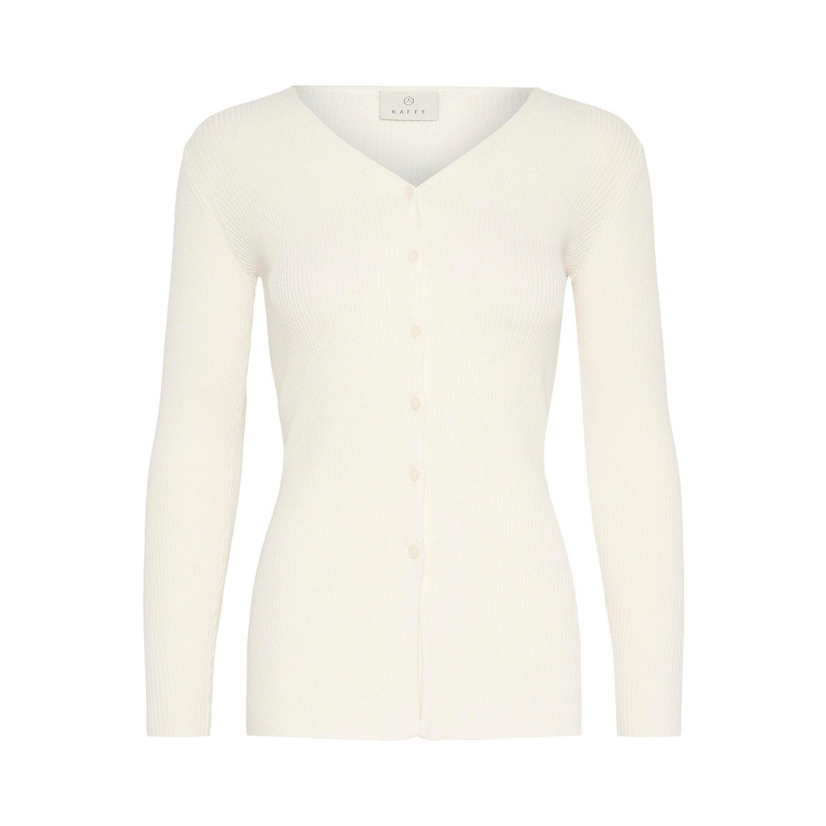 Cardigan à tricot blanc chalk, KAFFE