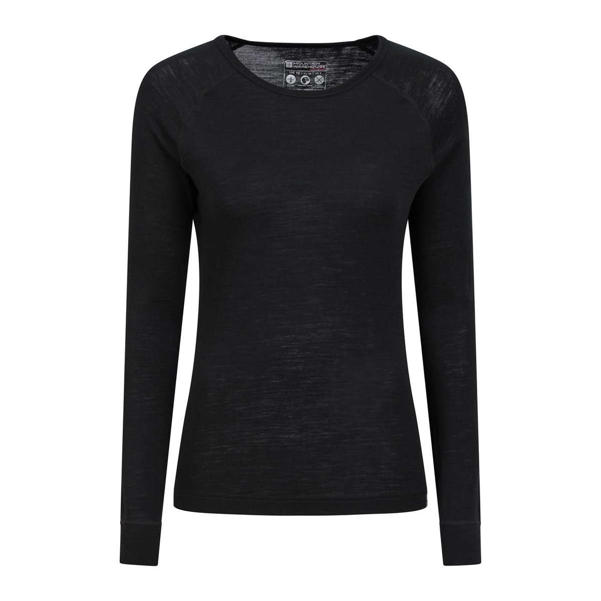 Haut thermique MERINO noir, MOUNTAIN WAREHOUSE