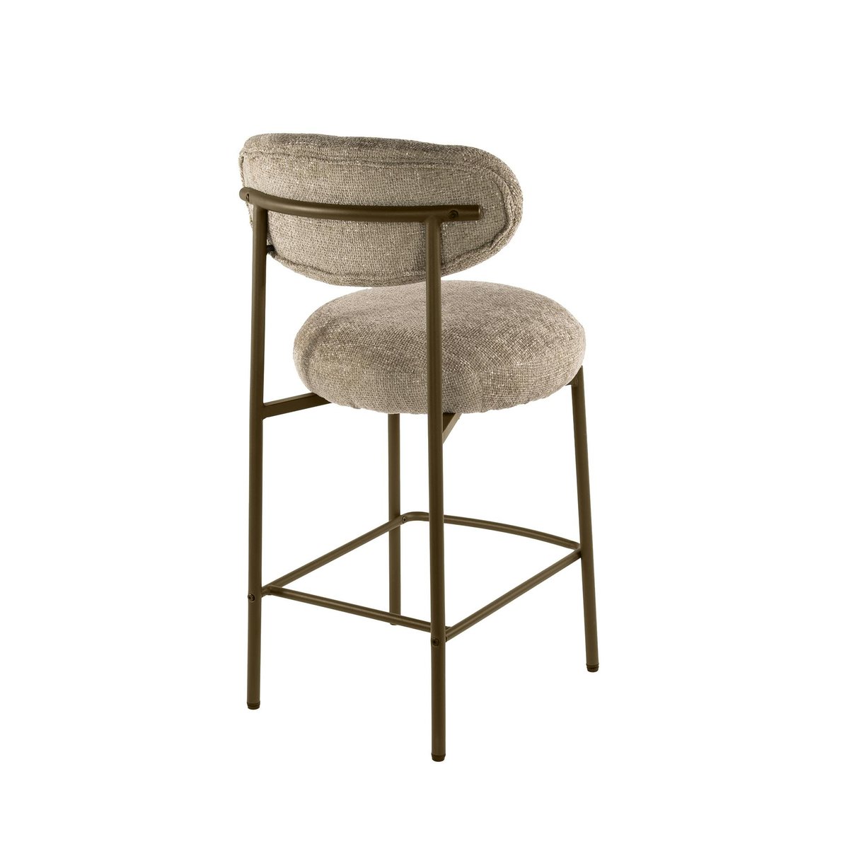 Lot de 2 tabourets de bar CREEK sable texturé, PIER IMPORT