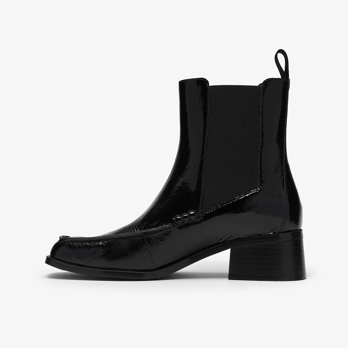 Moseley Up Low Heel Patent Leather Chelsea Boots black patent, CLARKS