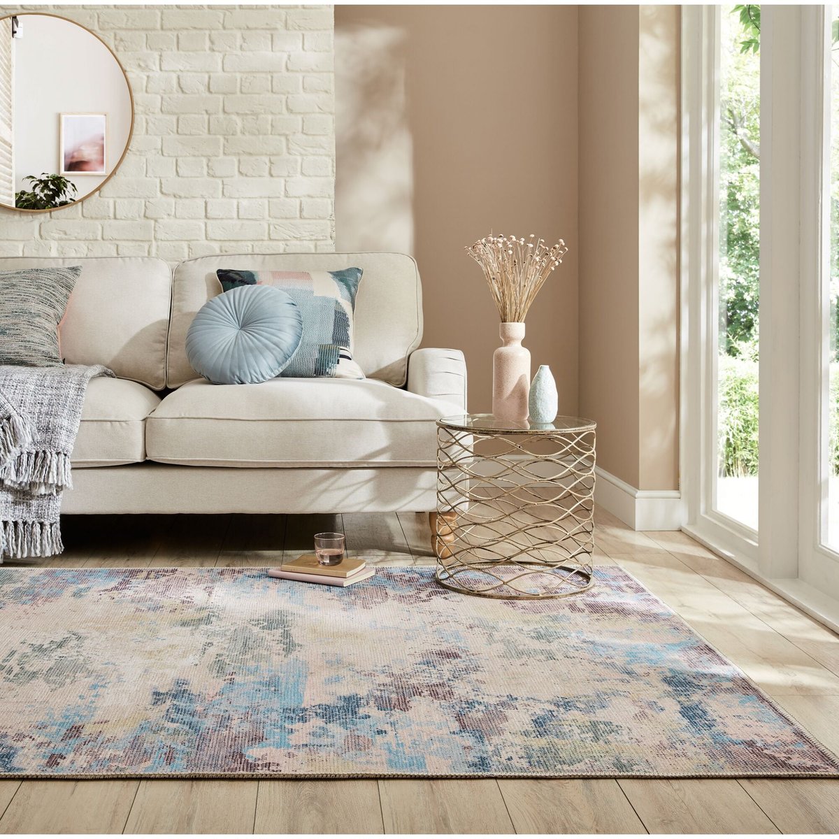 Tapis lavable ABSTRACT multicolore, FLAIR RUGS