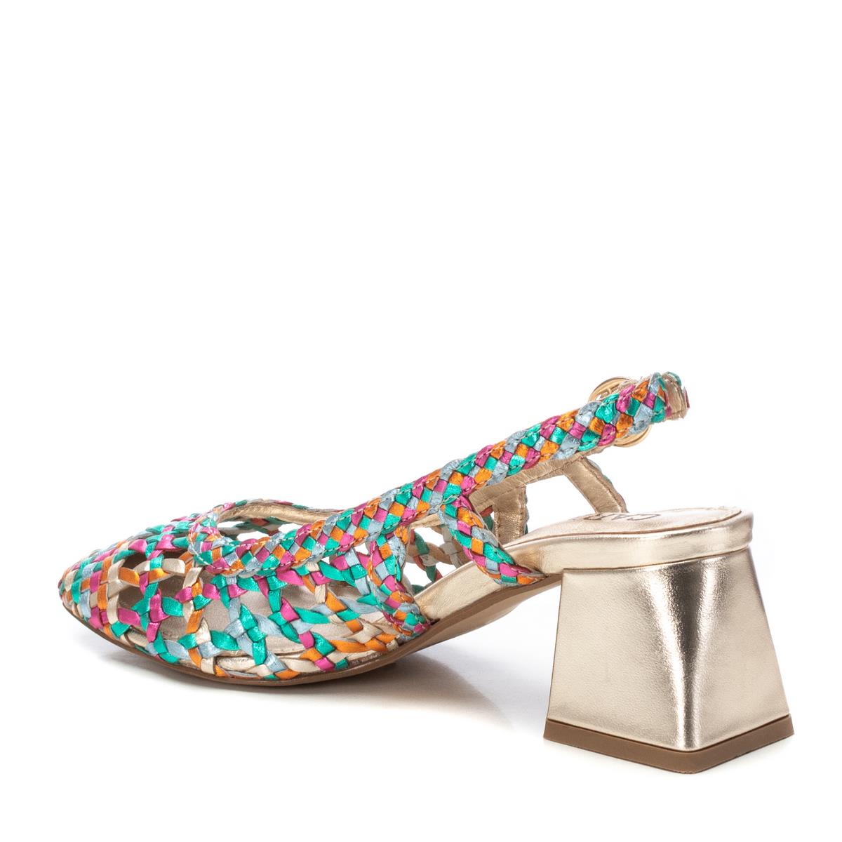 Chaussure Ballerine Talon Entreprise Boucle multicolore, CARMELA