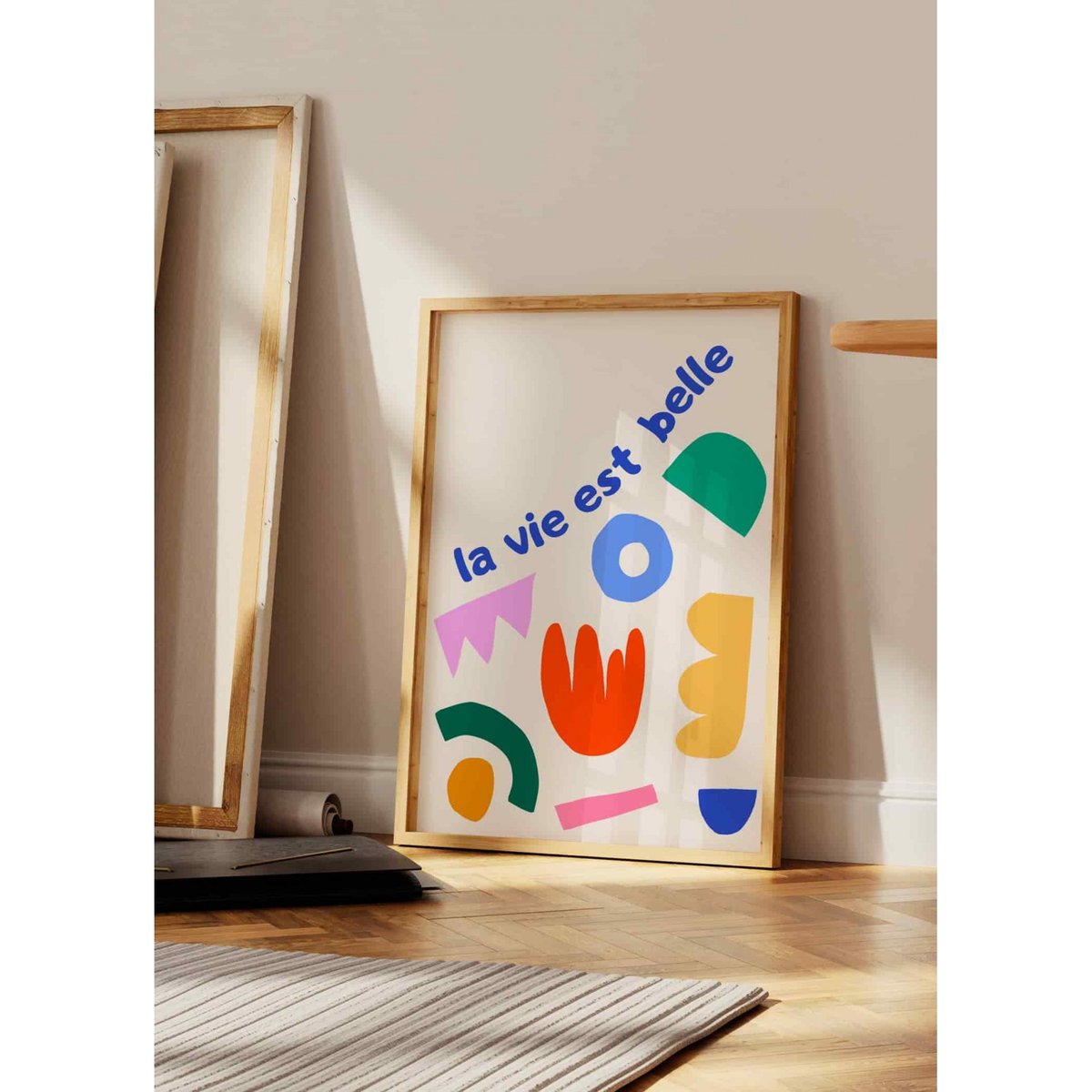 Affiche La vie est belle blanc, L'AFFICHERIE