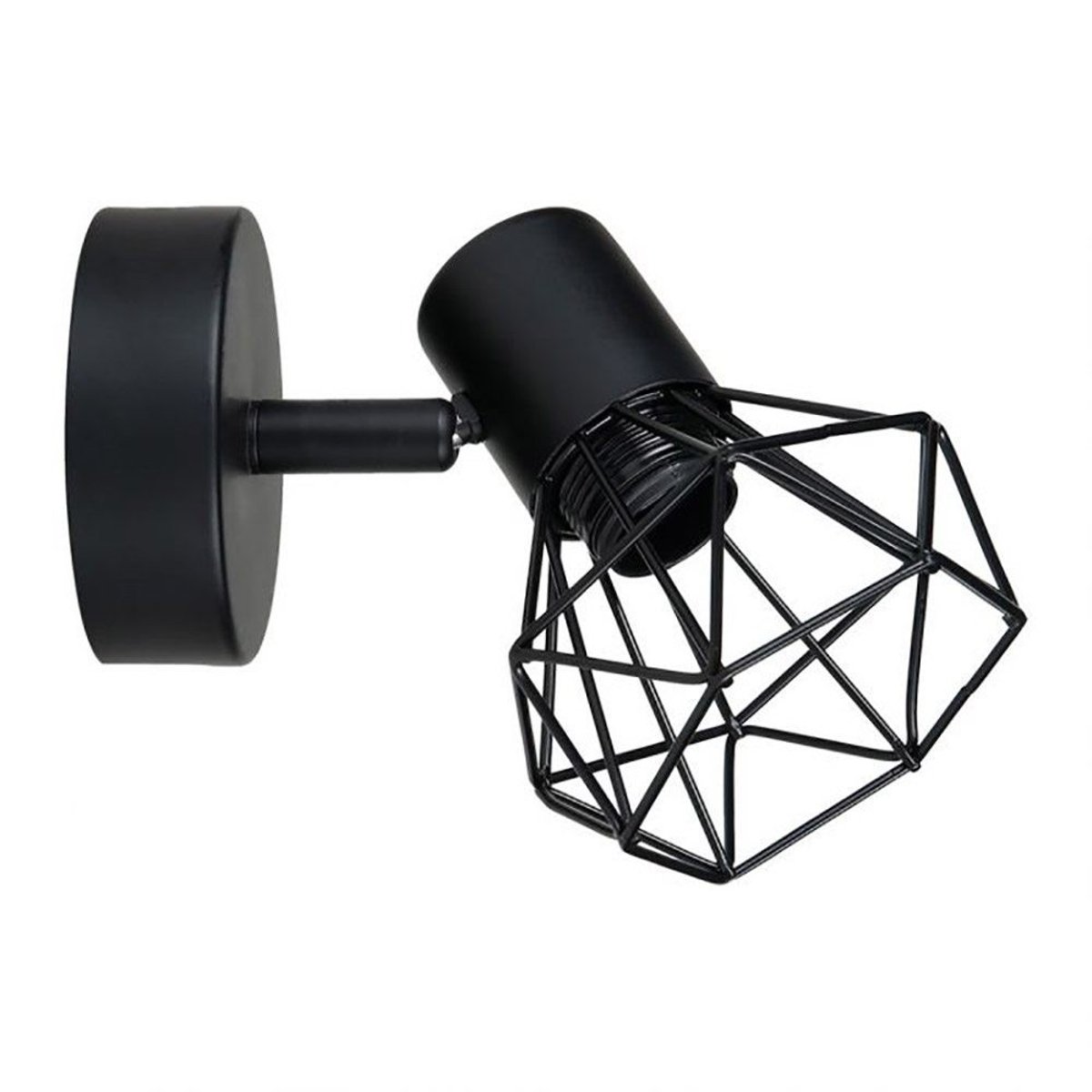 Applique Spot Orientable Diamont Noir noir, DECORATIE
