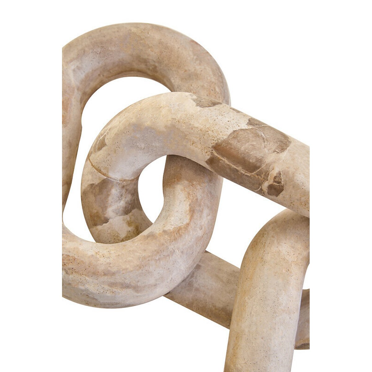 Decor Marble Three Link Chain in Chocolate brown , FIFTY FIVE SOUTH