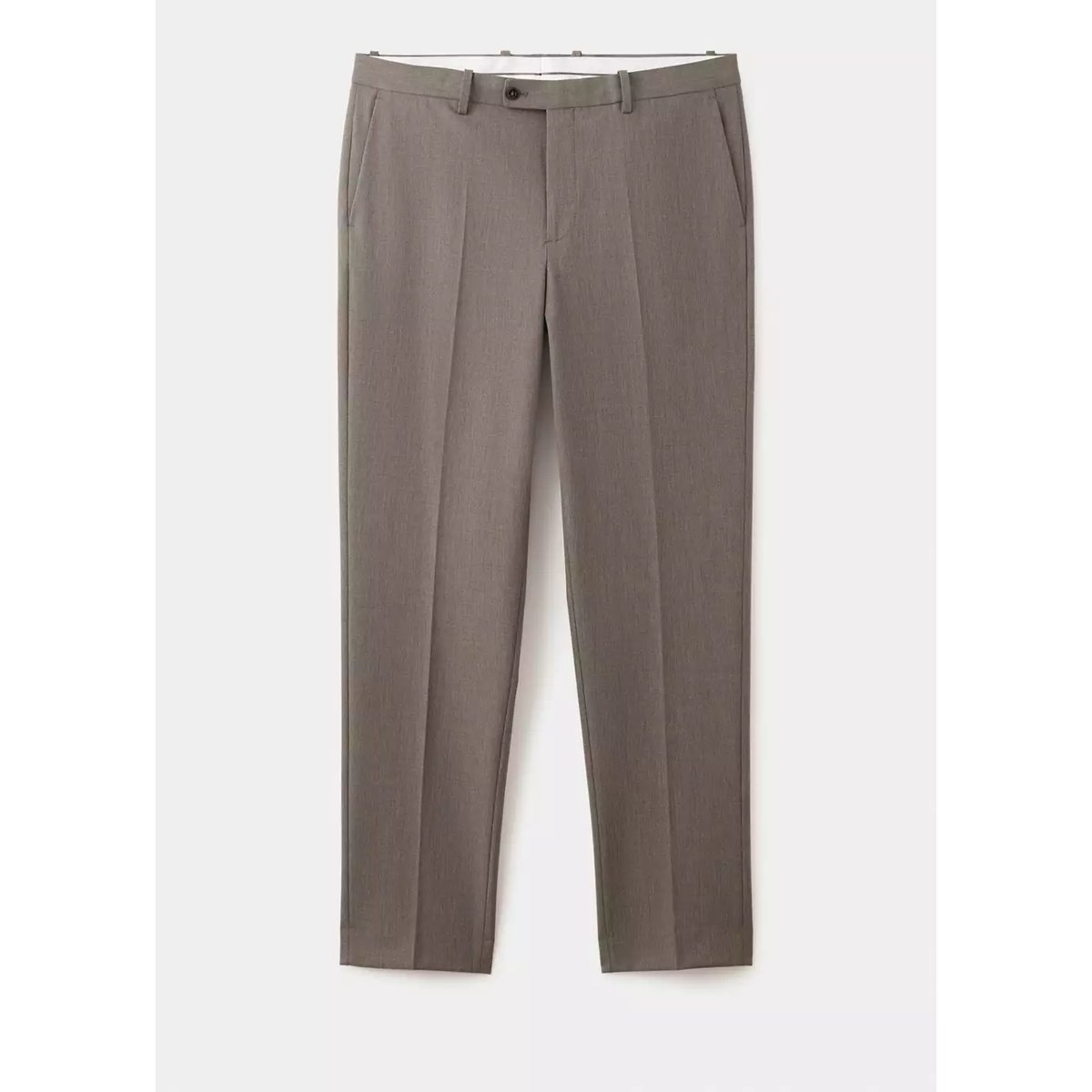 Pantalon de costume London regular-fit marron moyen, MANGO MAN